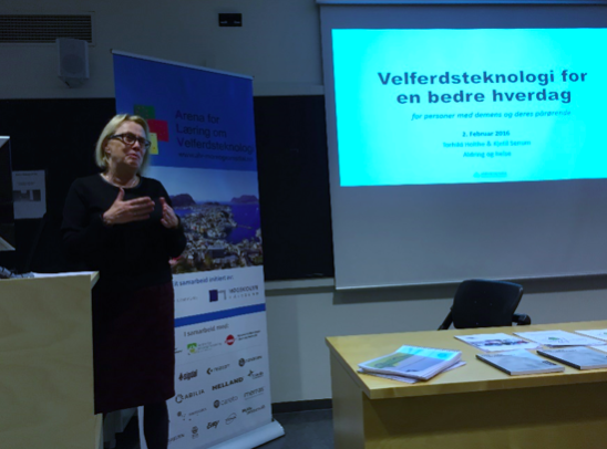 Nyttig læringsarena om velferdsteknologi og demens ved NTNU i Ålesund